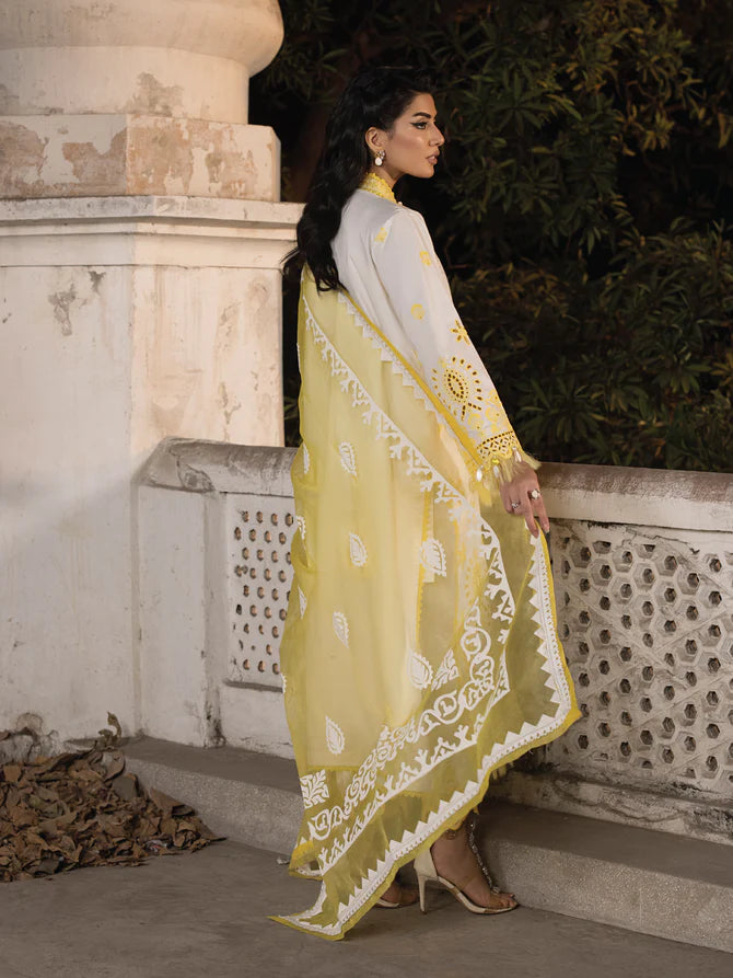 Faiza Faisal | Maya Luxury Lawn | Ceren - Hoorain Designer Wear - Pakistani Ladies Branded Stitched Clothes in United Kingdom, United states, CA and Australia