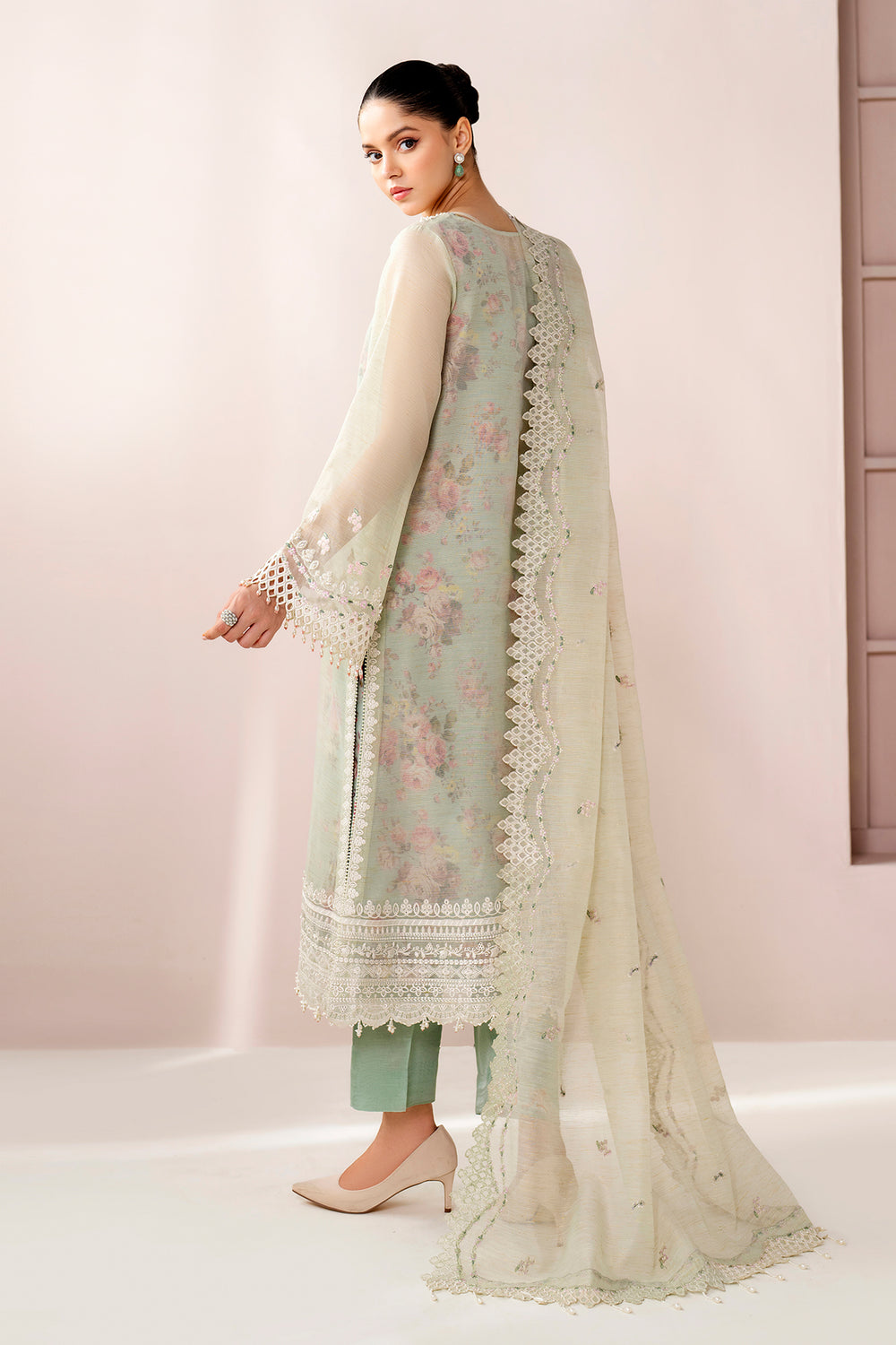 Baroque | Formals Collection | EMBROIDERED COTTON PATTI UF-4188