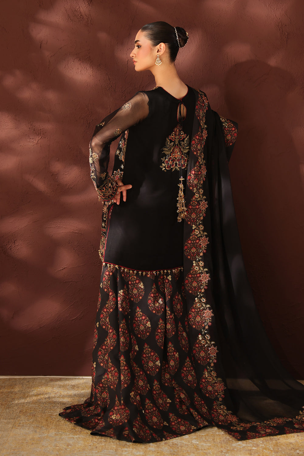 Baroque | Formals Collection | EMBROIDERED CHIFFON UF-4488