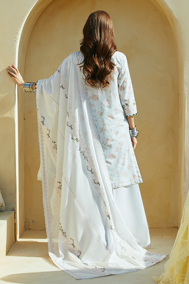 Cross Stitch | Premium Lawn 24 | FLORAL MARINE - Pakistani Clothes for women, in United Kingdom and United States