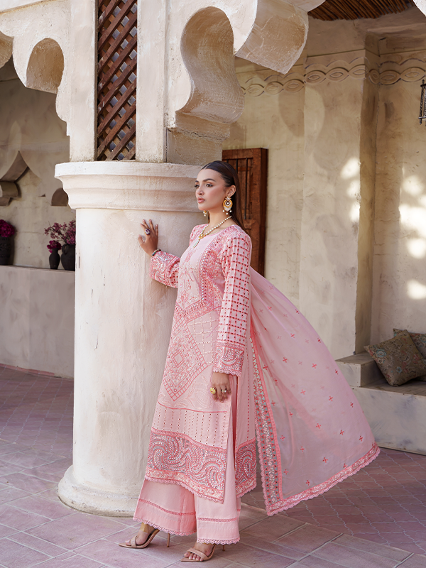 Zebtan | Zeenat Luxury Lawn Eid Collection | ZL 04 - Hoorain Designer Wear - Pakistani Ladies Branded Stitched Clothes in United Kingdom, United states, CA and Australia
