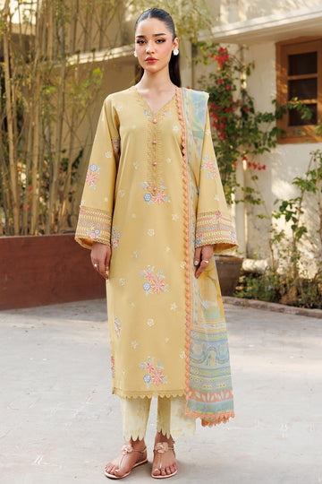 Farasha | Summer Weaves Embroidered Lawn | Sunlit Mellow