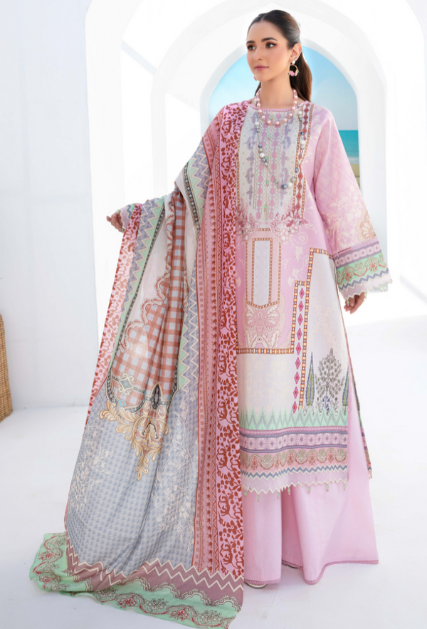 Humdum | Saira Bano Lawn 24 | D08 - Pakistani Clothes for women, in United Kingdom and United States