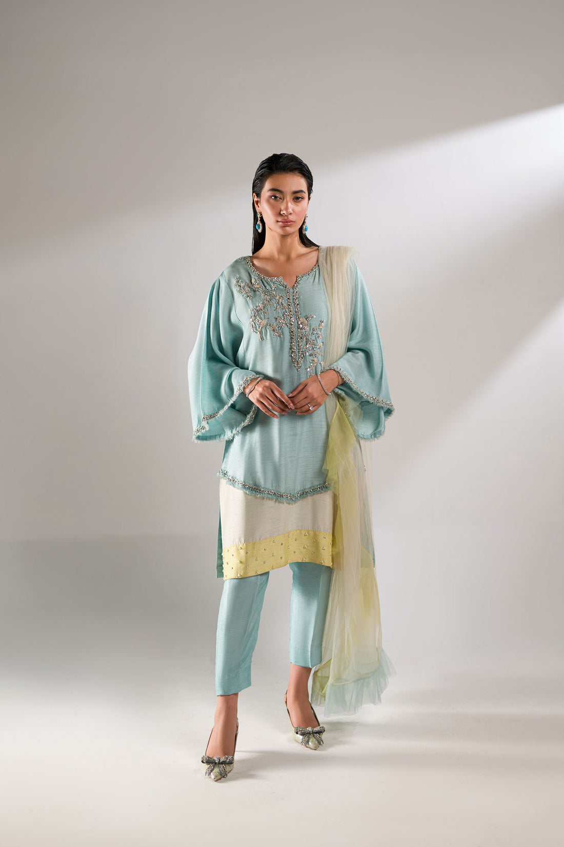 Ammara Khan | Lily Luxury Formals 24 | PASTEL COLOR BLOCK (D-02)