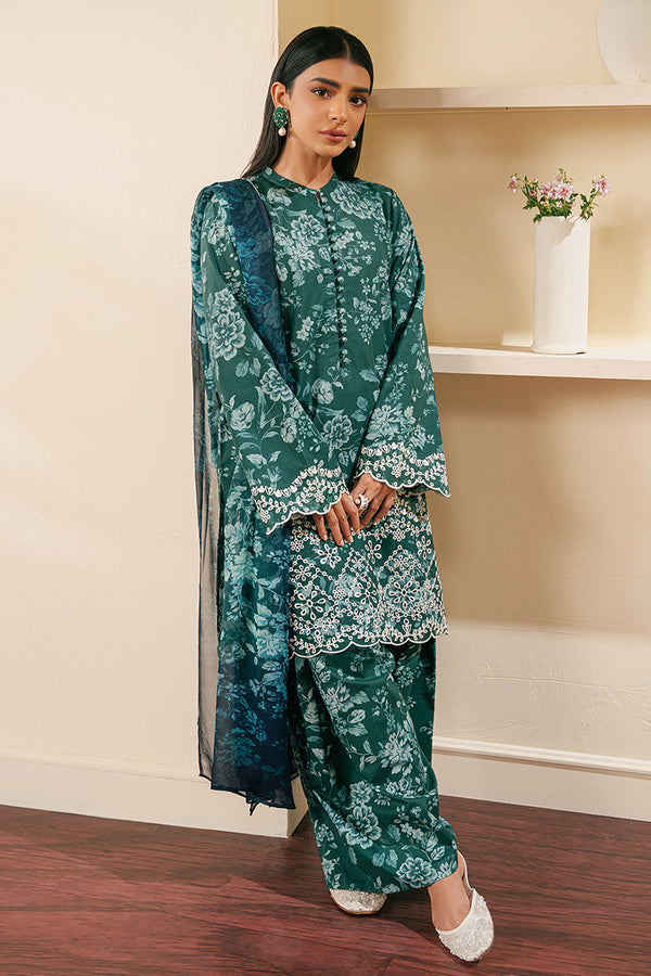 Cross Stitch | Embroidered Lawn Mahiri 24 | GRACE GREEN