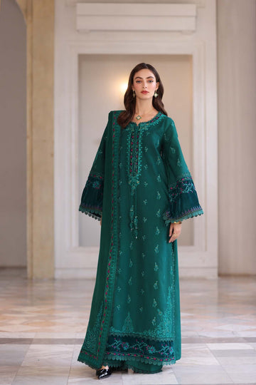 Noor by Saadia Asad | Winter Pashmina 25 | Emerald Reverie