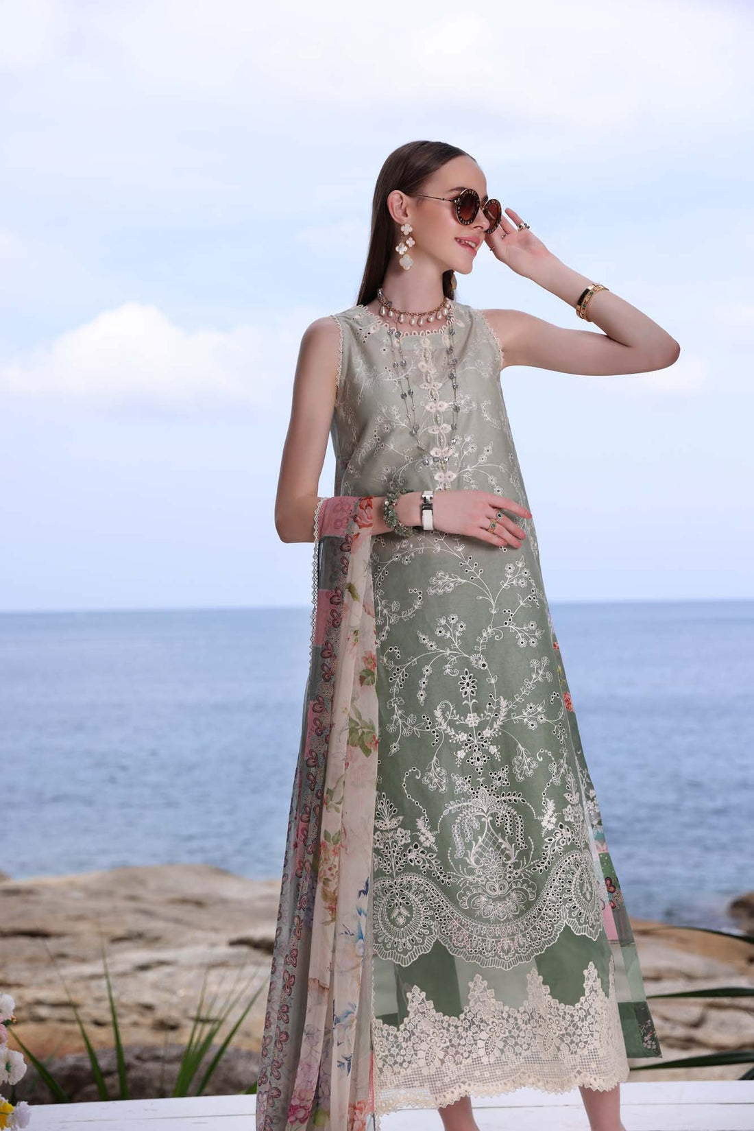 Noor by Saadia Asad | Luxe Printkari | D1-A