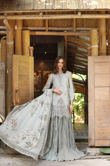 Noor by Saadia Asad | Eid Luxe Printedkari | D2-A