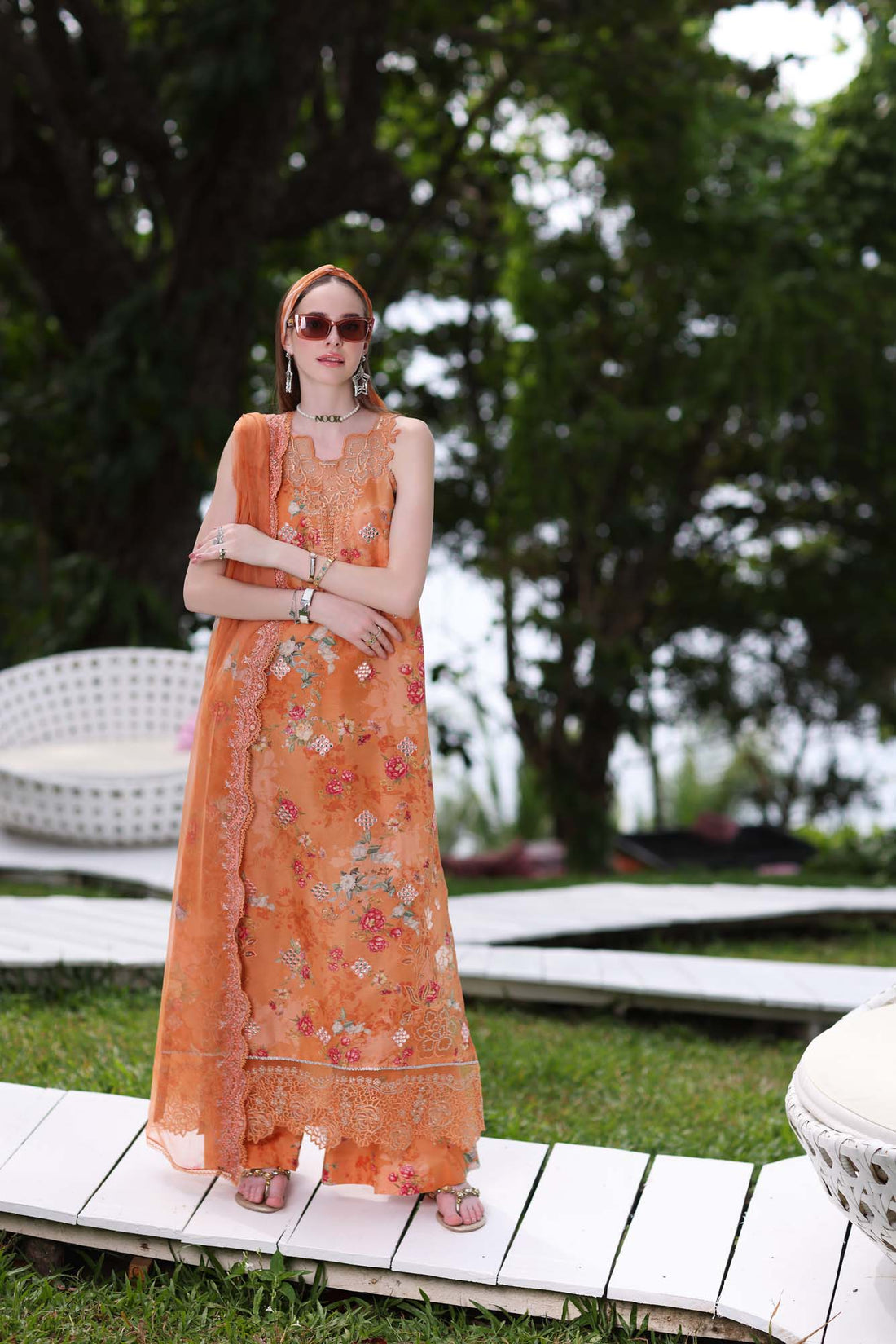 Noor by Saadia Asad | Luxe Printkari | D4-A