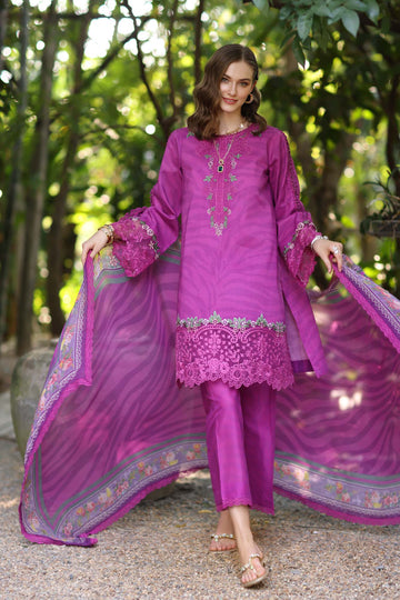 Noor by Saadia Asad | Eid Luxe Printedkari | D1-A