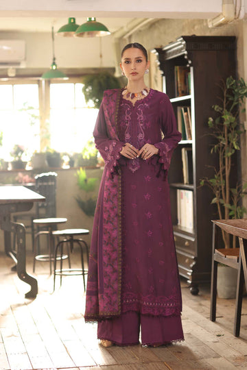 Noor by Saadia Asad | Winter Embroidered Printkhaas 25 | D8 - B