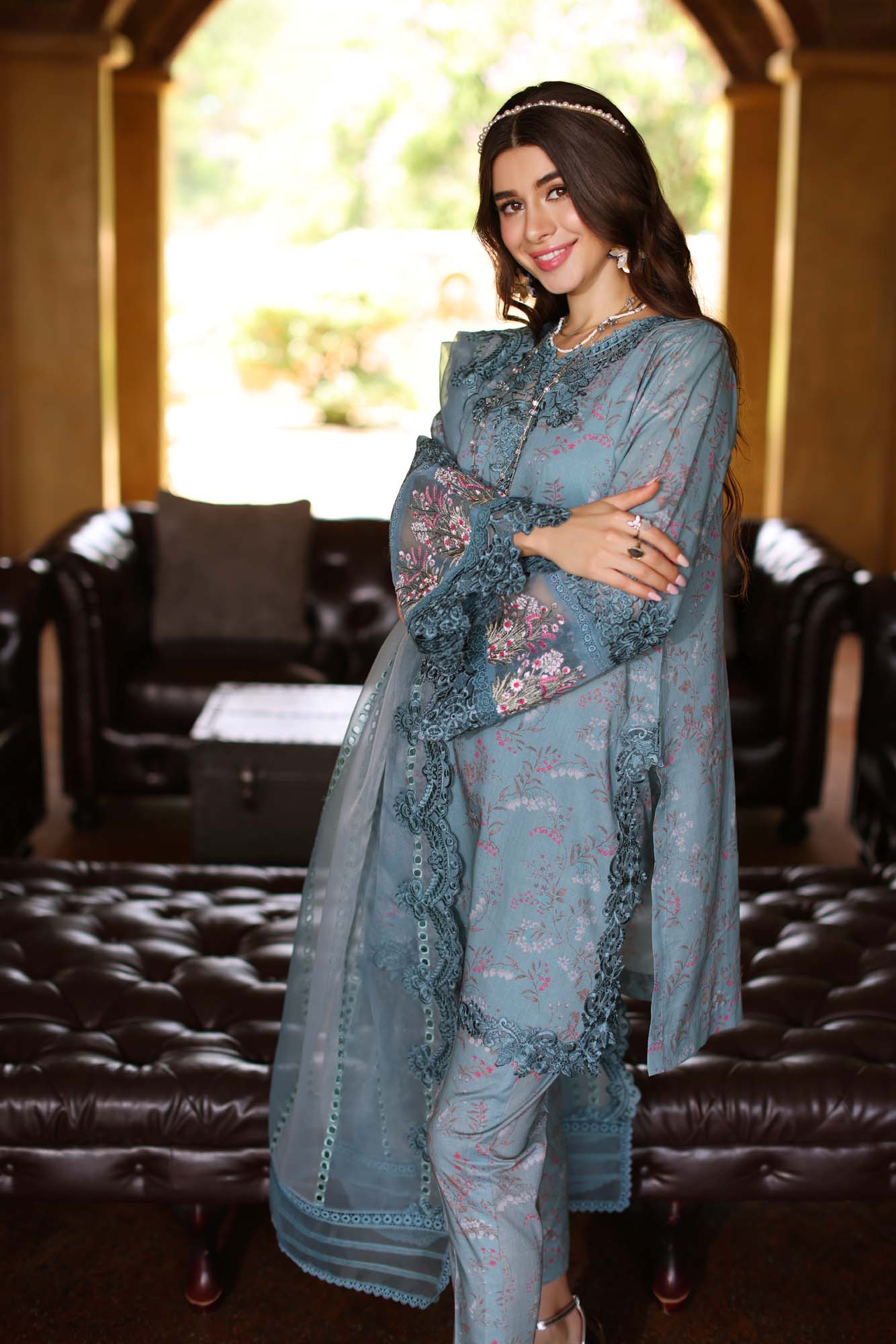 Noor by Saadia Asad | Eid Luxe Printkari 24 | D2 - Pakistani Clothes for women, in United Kingdom and United States