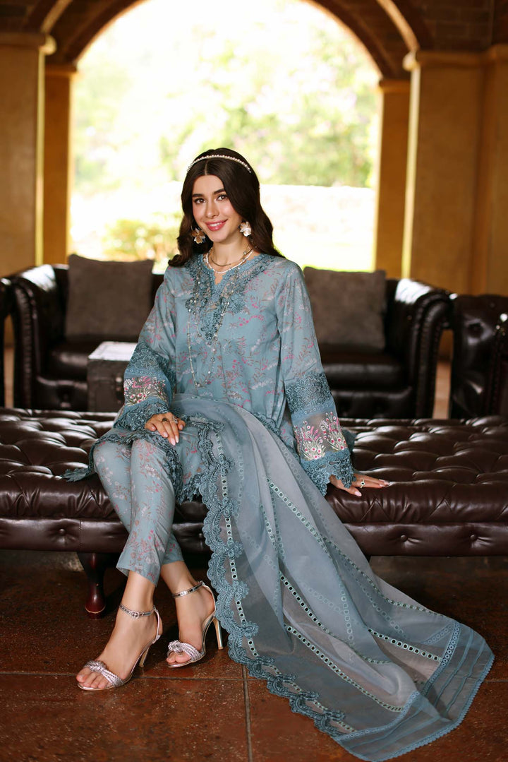 Noor by Saadia Asad | Eid Luxe Printkari 24 | D2 - Hoorain Designer Wear - Pakistani Designer Clothes for women, in United Kingdom, United states, CA and Australia