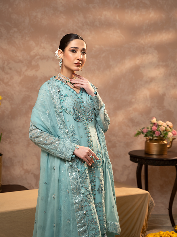 Zebtan | Zeenat Festive Collection | ZN-07 - Hoorain Designer Wear - Pakistani Ladies Branded Stitched Clothes in United Kingdom, United states, CA and Australia