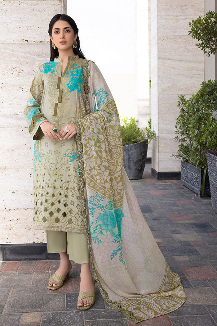 Charizma |Combination Lawn Collection | CC-28 - Pakistani Clothes for women, in United Kingdom and United States