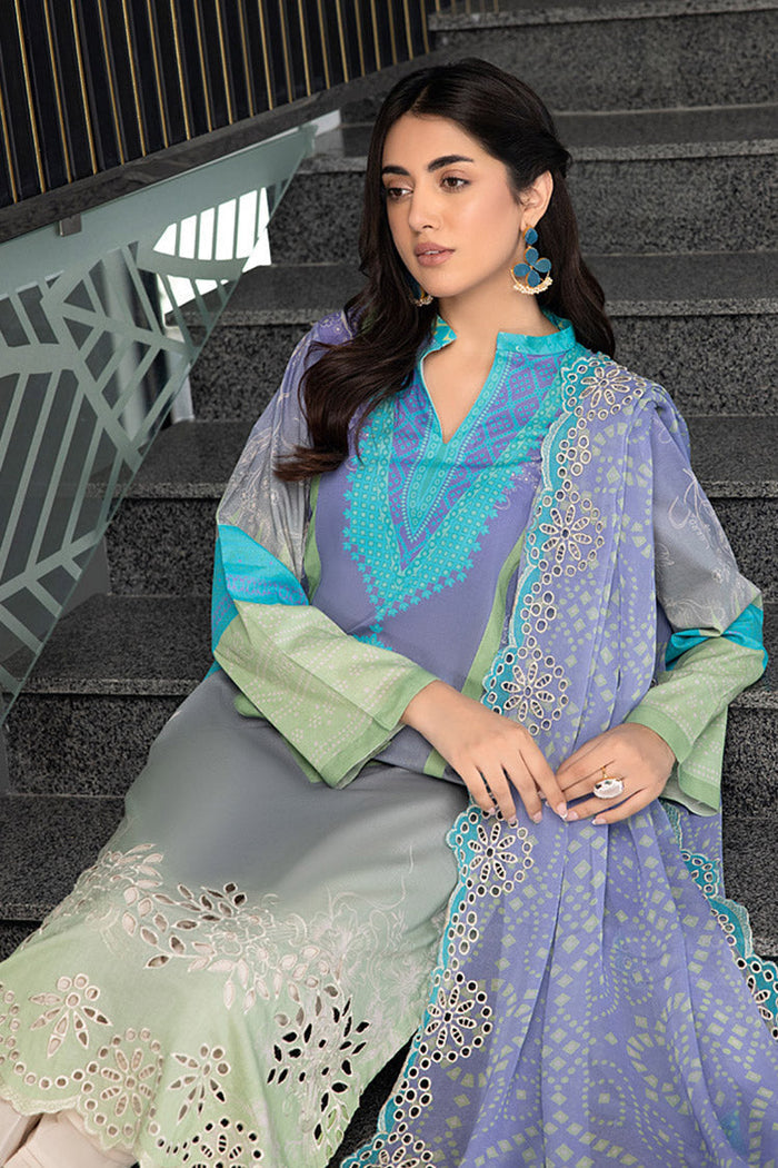 Charizma |Combination Lawn Collection | CC-29 - Pakistani Clothes for women, in United Kingdom and United States