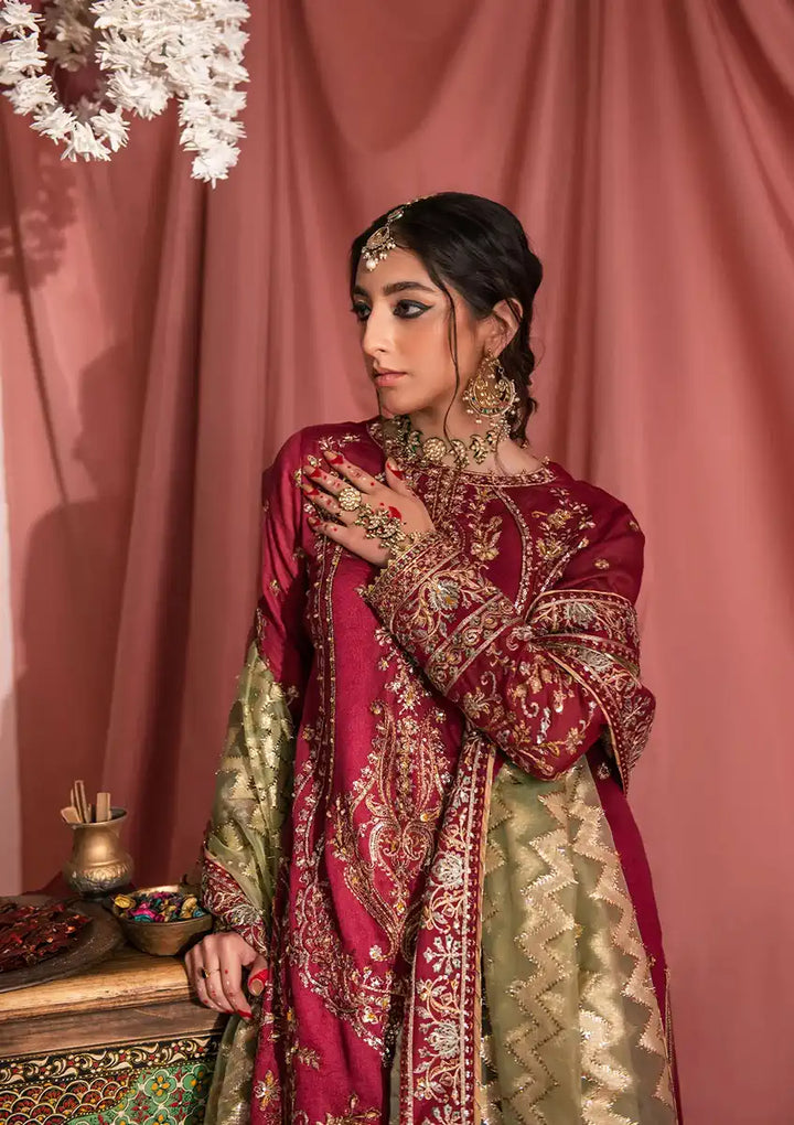 Aik Atelier | Wedding Festive 23 |  LOOK 01 - Hoorain Designer Wear - Pakistani Ladies Branded Stitched Clothes in United Kingdom, United states, CA and Australia