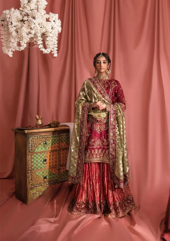 Aik Atelier | Wedding Festive 23 |  LOOK 01 - Hoorain Designer Wear - Pakistani Ladies Branded Stitched Clothes in United Kingdom, United states, CA and Australia