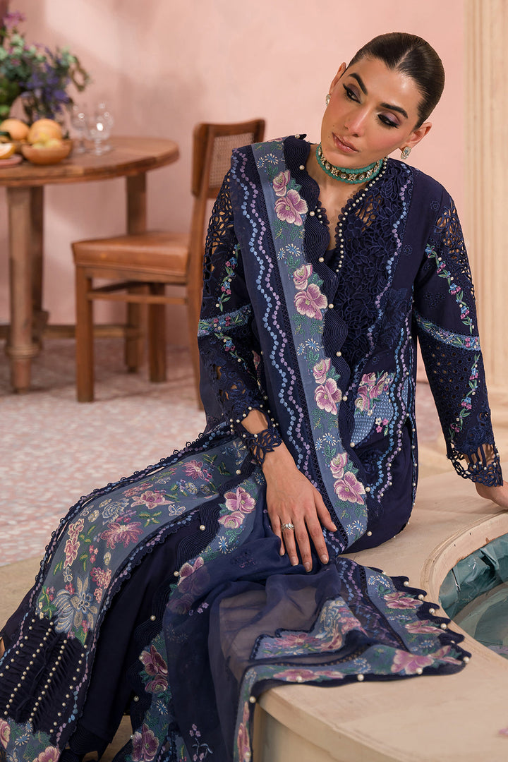 Afrozeh | The Pinted Grden Lawn 24 | Bluebell - Hoorain Designer Wear - Pakistani Designer Clothes for women, in United Kingdom, United states, CA and Australia