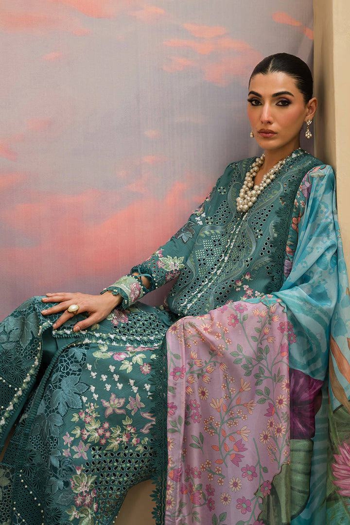 Afrozeh | The Pinted Grden Lawn 24 | Stellar Sage - Hoorain Designer Wear - Pakistani Designer Clothes for women, in United Kingdom, United states, CA and Australia