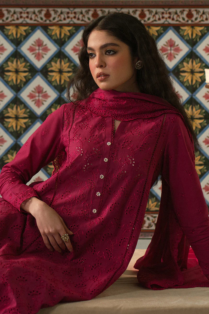 Cross Stitch | Chikankari Lawn | CERISE LOFT - Hoorain Designer Wear - Pakistani Designer Clothes for women, in United Kingdom, United states, CA and Australia
