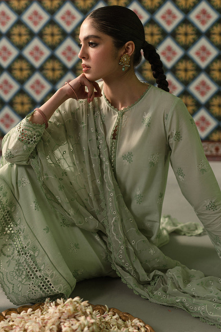 Cross Stitch | Chikankari Lawn Collection | P-01 - Hoorain Designer Wear - Pakistani Ladies Branded Stitched Clothes in United Kingdom, United states, CA and Australia