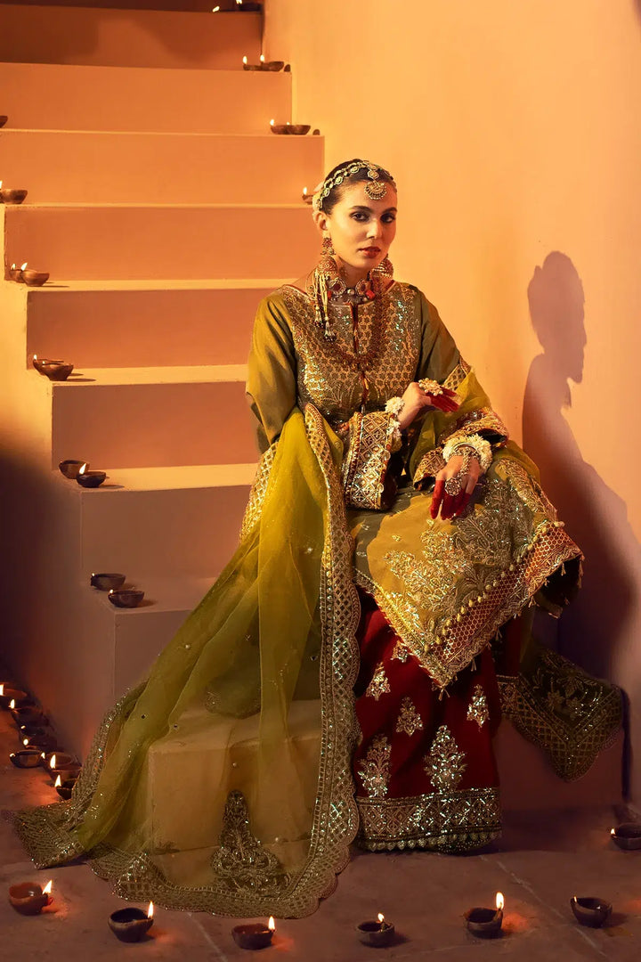 AJR Couture | Mushk The Silk Edit | Barsat - Hoorain Designer Wear - Pakistani Designer Clothes for women, in United Kingdom, United states, CA and Australia