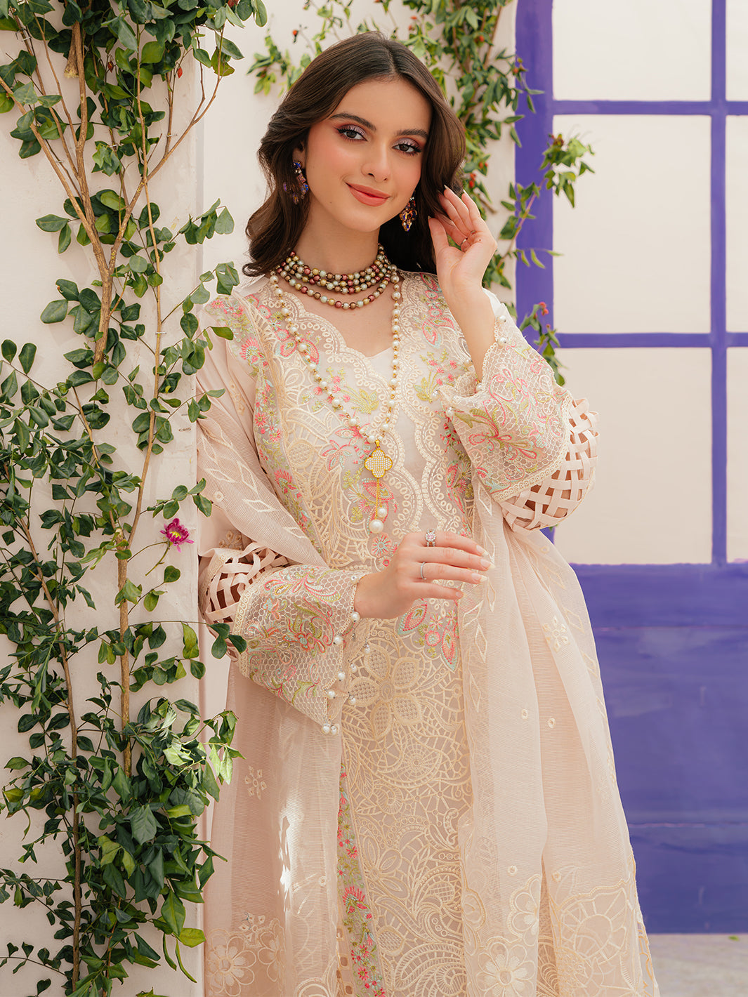 Mahnur | Allenura Luxury Lawn 24 | ALLORA - Pakistani Clothes for women, in United Kingdom and United States