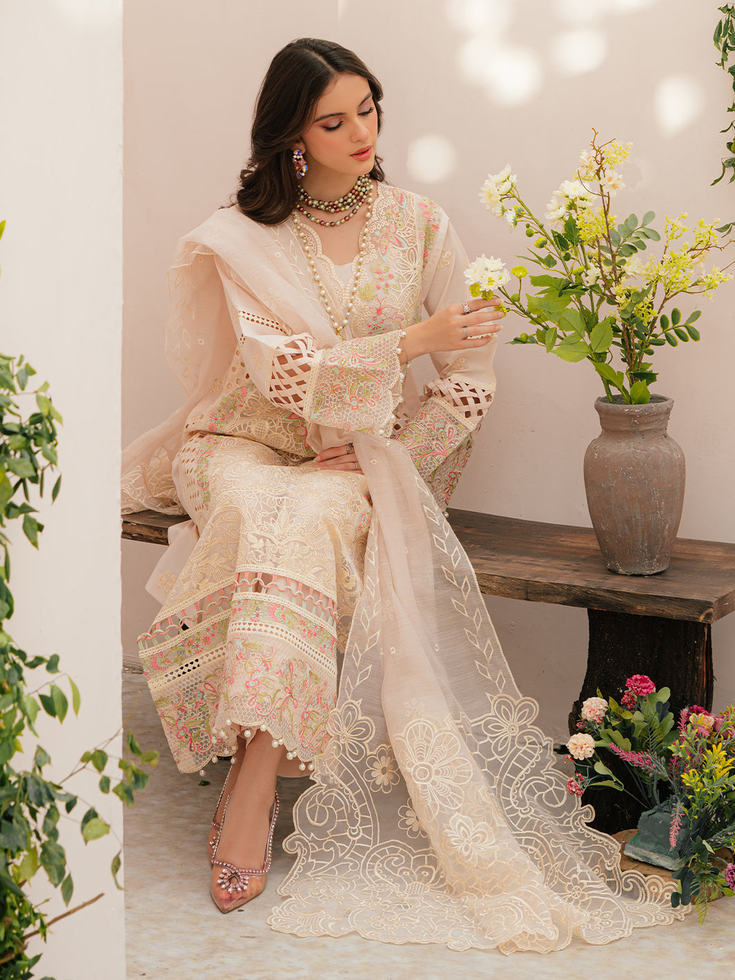 Mahnur | Allenura Luxury Lawn 24 | ALLORA - Pakistani Clothes for women, in United Kingdom and United States