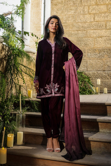 Sahar | Luxury Pret 25 | Plum Reverie