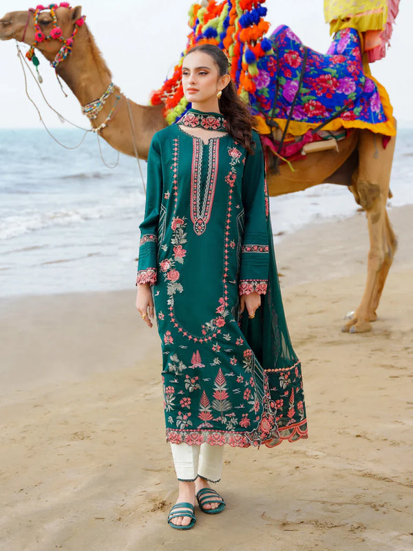 Aabyaan | Saagar Luxury Lawn 24 | NOORA (AF-10) - Hoorain Designer Wear - Pakistani Ladies Branded Stitched Clothes in United Kingdom, United states, CA and Australia