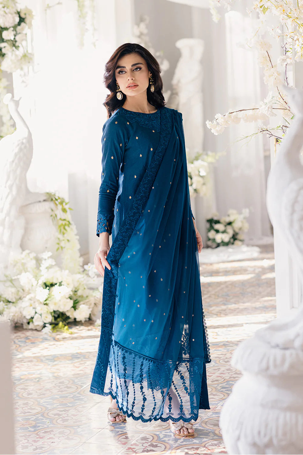 Azure | Ensembles Embroidered Formals | Aegean Breeze - Pakistani Clothes for women, in United Kingdom and United States