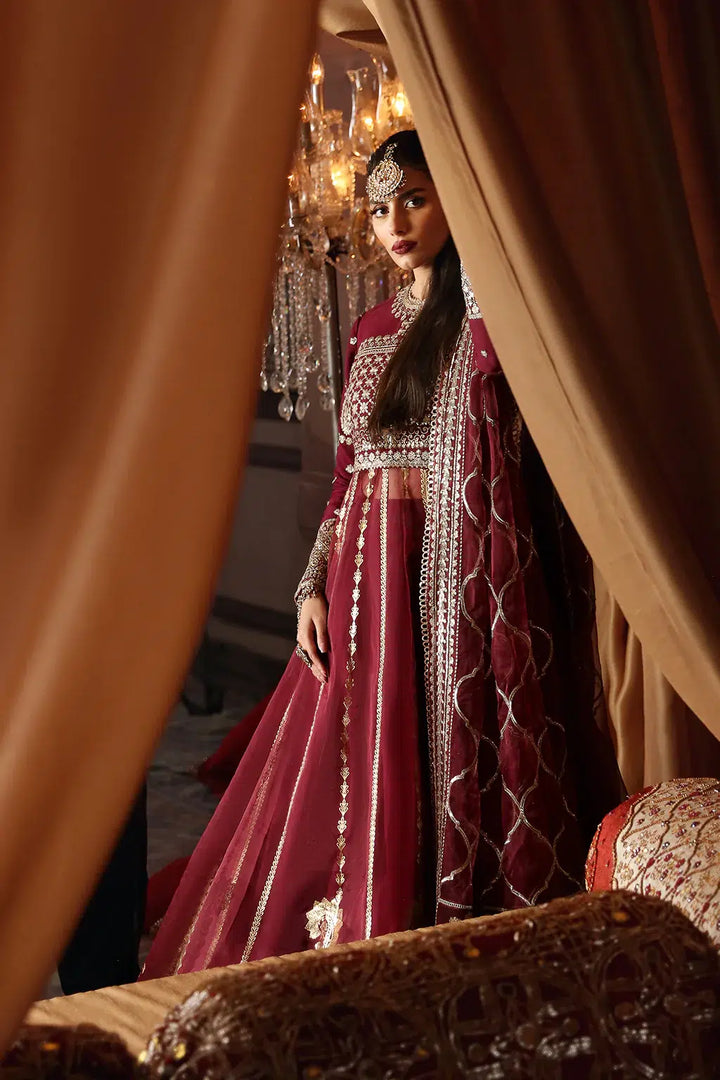 Afrozeh | Divani Silk Edit | Muskan - Hoorain Designer Wear - Pakistani Ladies Branded Stitched Clothes in United Kingdom, United states, CA and Australia