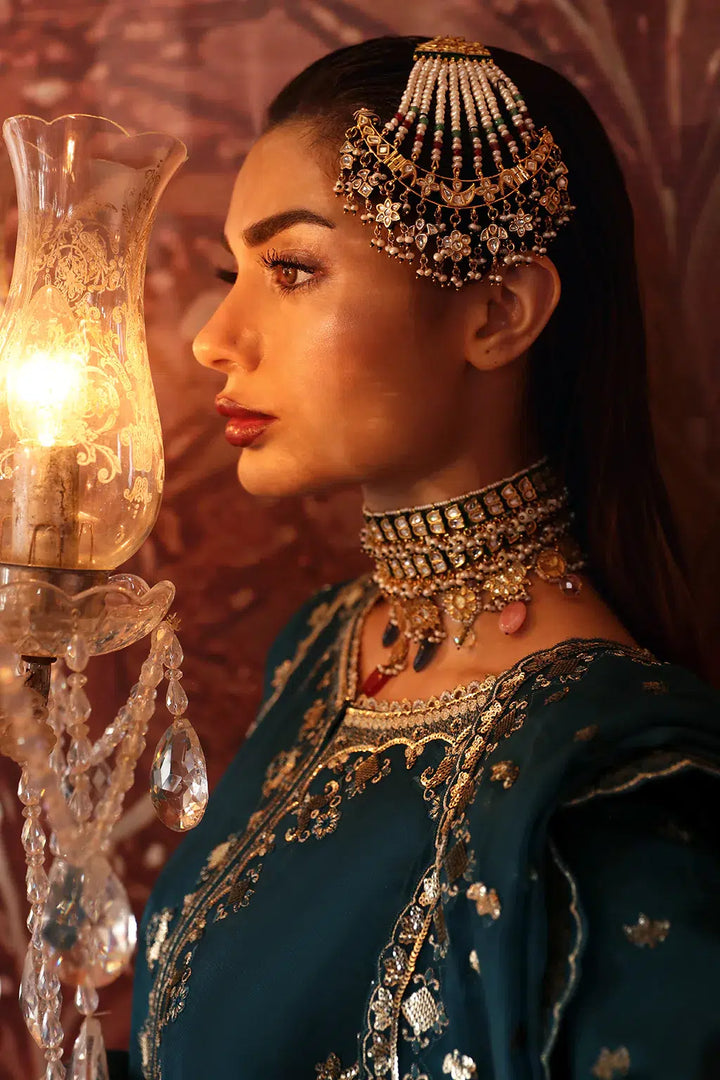 Afrozeh | Divani Silk Edit | Kaira - Hoorain Designer Wear - Pakistani Ladies Branded Stitched Clothes in United Kingdom, United states, CA and Australia