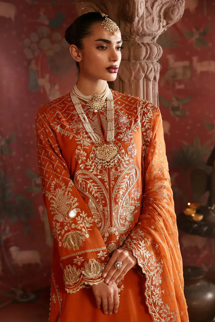 Afrozeh | Divani Silk Edit | Zarish - Hoorain Designer Wear - Pakistani Ladies Branded Stitched Clothes in United Kingdom, United states, CA and Australia