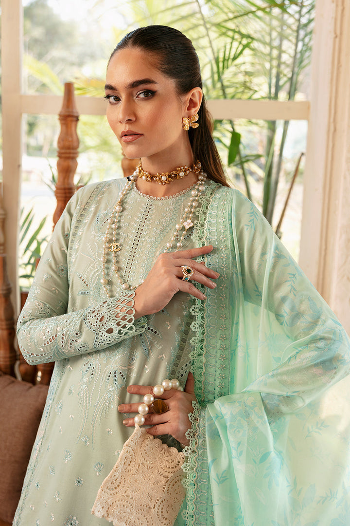Afrozeh | Cascade Luxury Lawn 24 | Willow - Hoorain Designer Wear - Pakistani Ladies Branded Stitched Clothes in United Kingdom, United states, CA and Australia