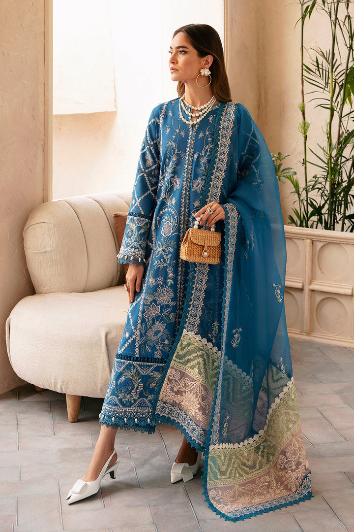 Afrozeh | Cascade Luxury Lawn 24 | Amelia - Hoorain Designer Wear - Pakistani Ladies Branded Stitched Clothes in United Kingdom, United states, CA and Australia