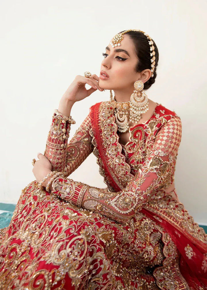 Akbar Aslam | Orphic Bridals | SALAMANDER - Hoorain Designer Wear - Pakistani Ladies Branded Stitched Clothes in United Kingdom, United states, CA and Australia