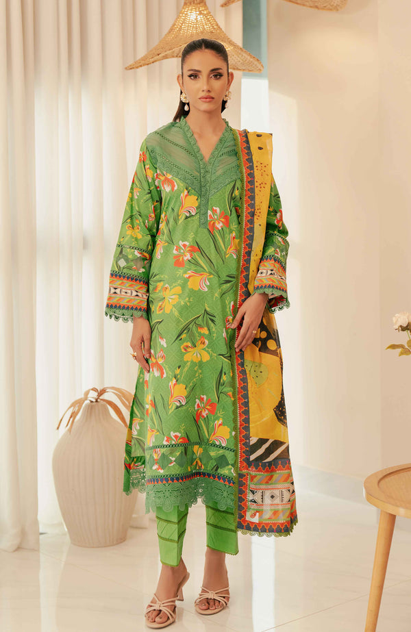 Al Zohaib | Sun Shine Bloom Cotton Silk |  SCS-24-11