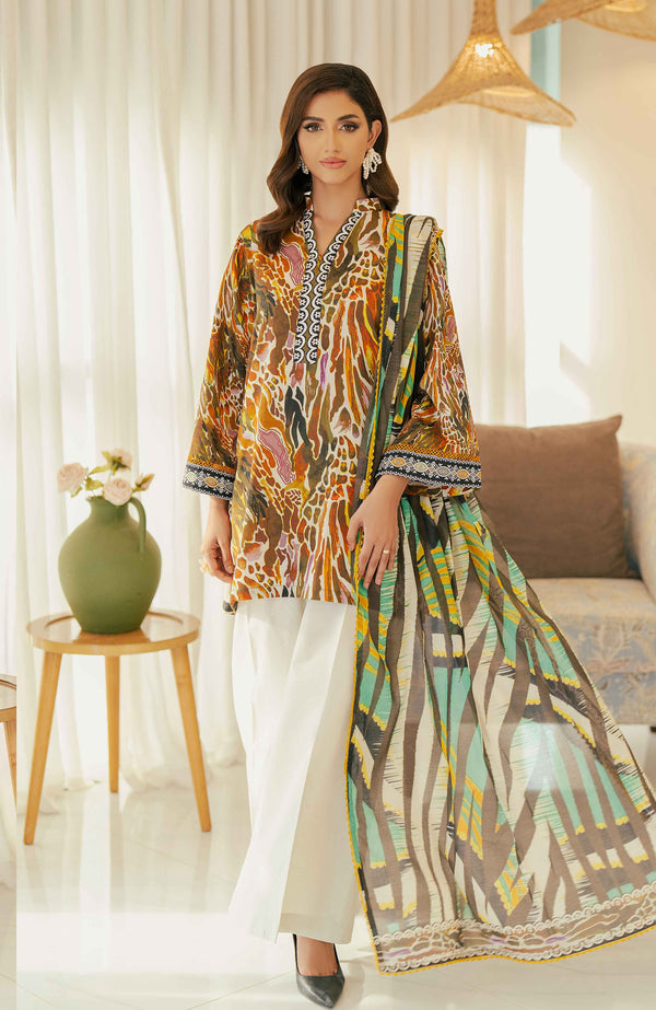 Al Zohaib | Sun Shine Bloom Cotton Silk |  SCS-24-01