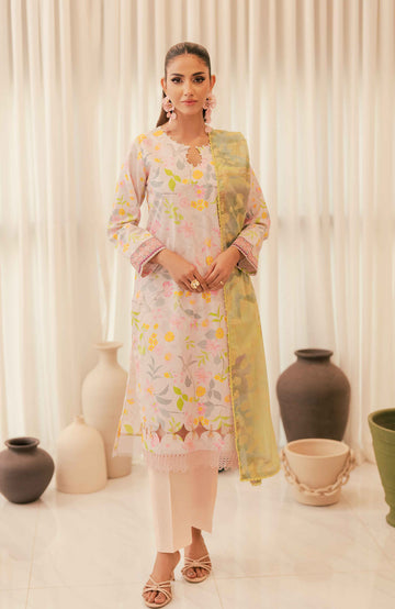 Al Zohaib | Sun Shine Bloom Cotton Silk |  SCS-24-03