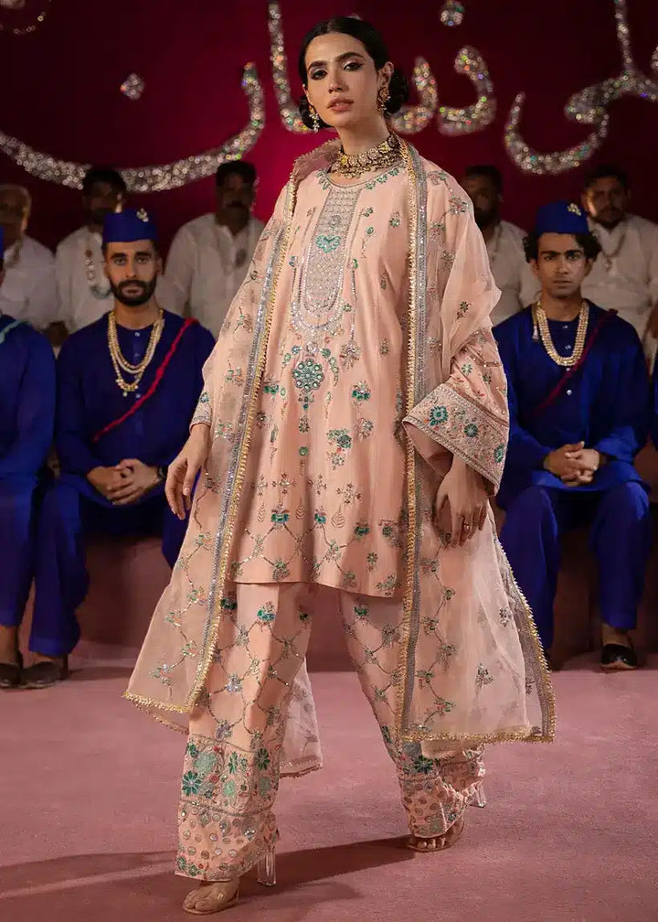 Ali Xesshan | Bhaag Lagay Rain | DAHLIA – LP-009 - Hoorain Designer Wear - Pakistani Ladies Branded Stitched Clothes in United Kingdom, United states, CA and Australia