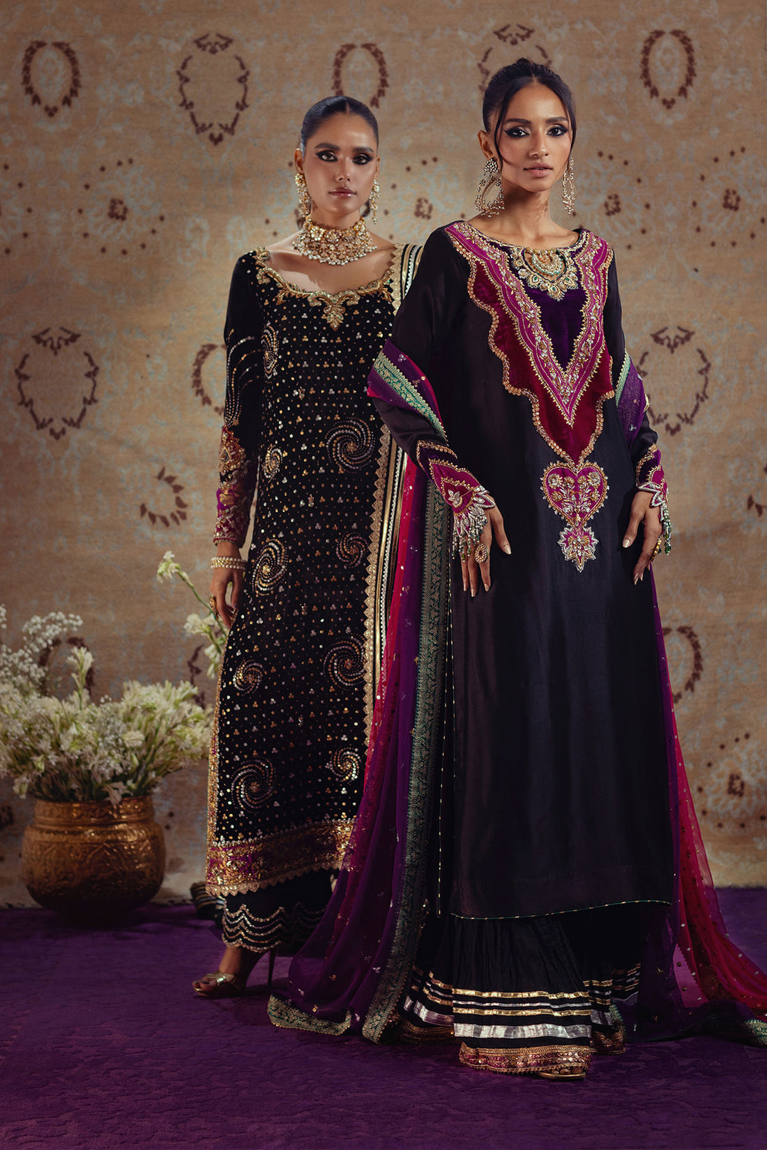 Annus Abrar | Mirha Winter Velour | Badia