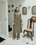 Maryum n Maria | Freesia Ariya Formals | SW23-504 - Umber - Zarin - Pakistani Clothes for women, in United Kingdom and United States