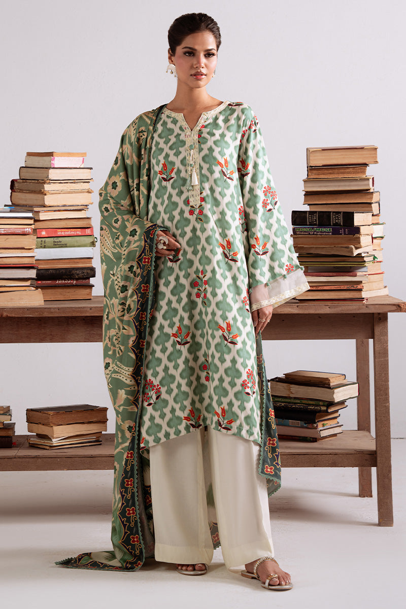 Cross Stitch | Khaddar Linen 25 | TRIBAL HAZE