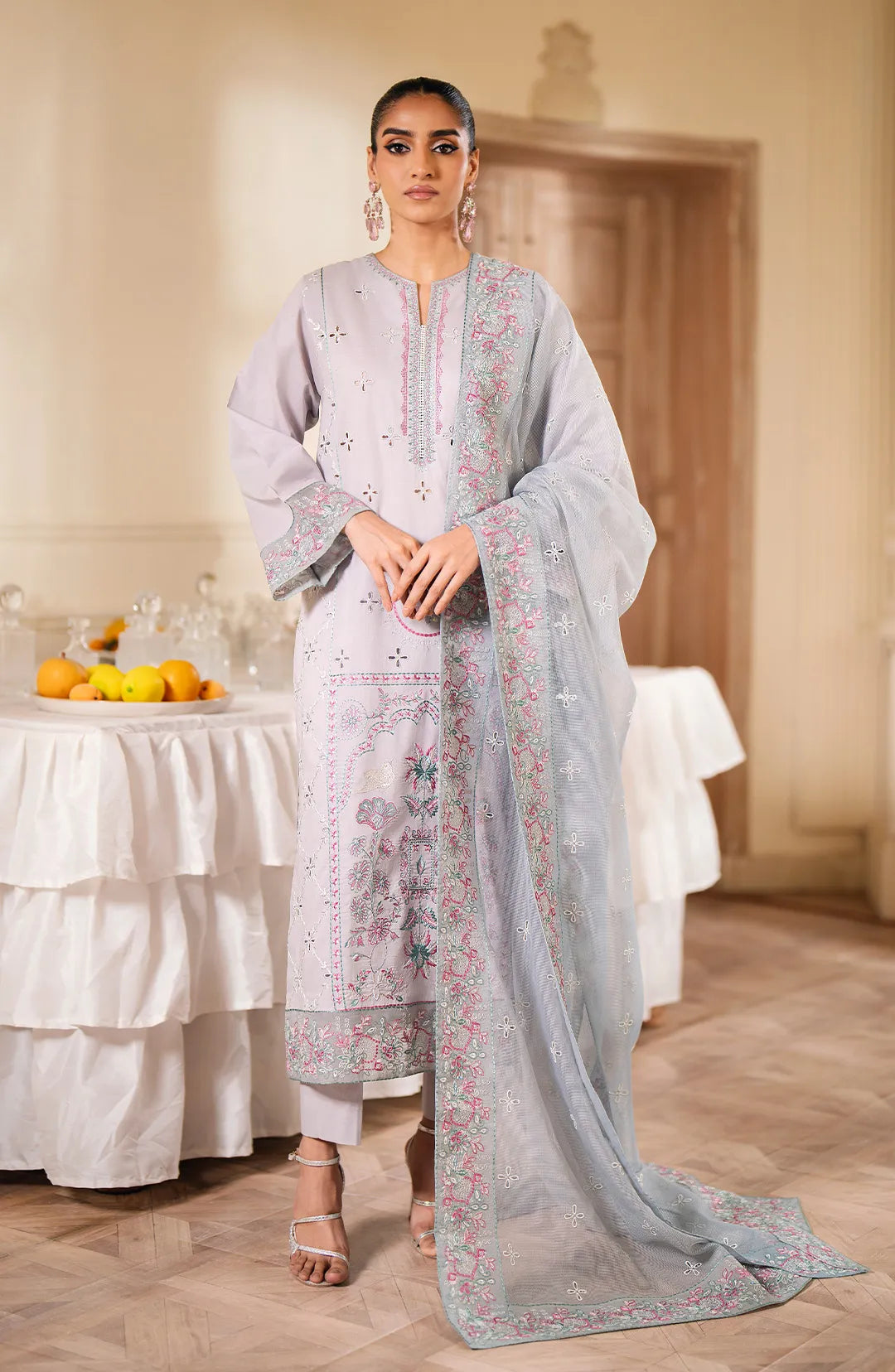 Maryum  N Maria | Eid ul Azha Luxury Lawn | SEKHMET - MS24-618 - Pakistani Clothes for women, in United Kingdom and United States