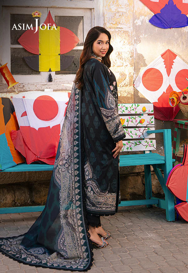 Asim Jofa | Aira Summer Prints | AJAR 10 - Hoorain Designer Wear - Pakistani Designer Clothes for women, in United Kingdom, United states, CA and Australia