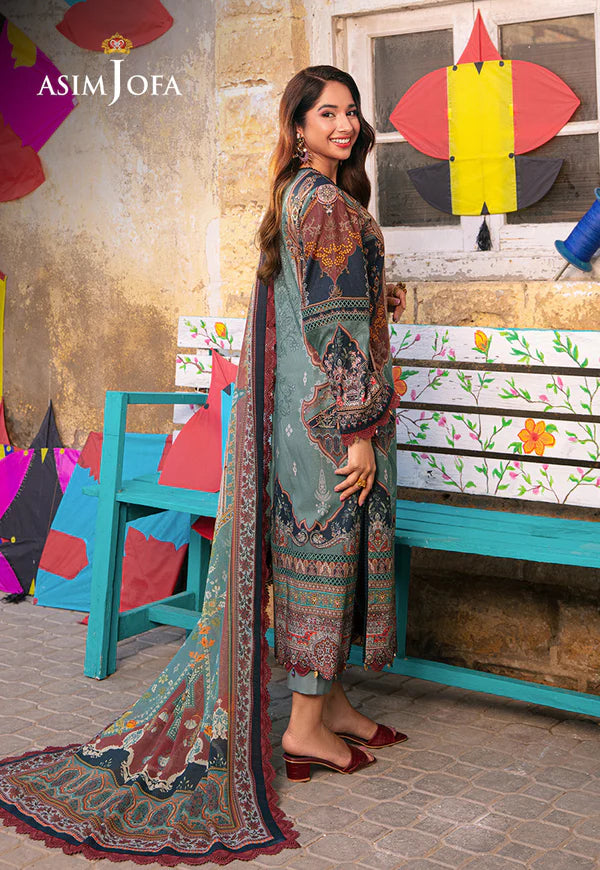 Asim Jofa | Aira Summer Prints | AJAR-01 - Pakistani Clothes for women, in United Kingdom and United States