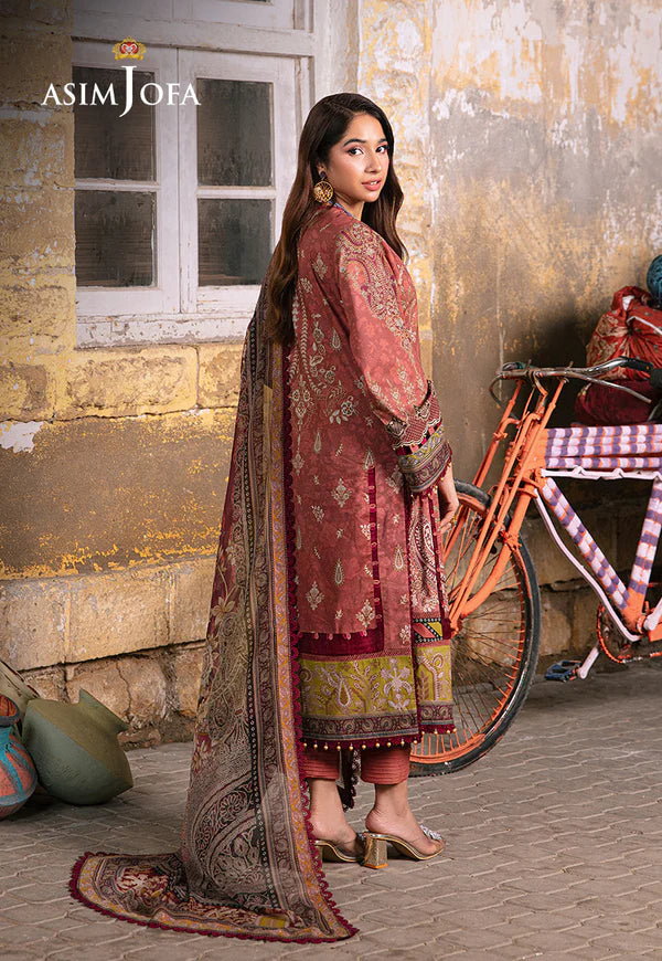 Asim Jofa | Aira Summer Prints | AJAR 17 - Hoorain Designer Wear - Pakistani Ladies Branded Stitched Clothes in United Kingdom, United states, CA and Australia