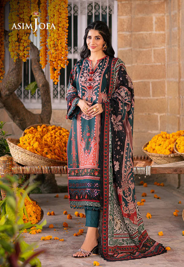 Asim Jofa | Aira Summer Prints | AJAR-13 - Pakistani Clothes for women, in United Kingdom and United States